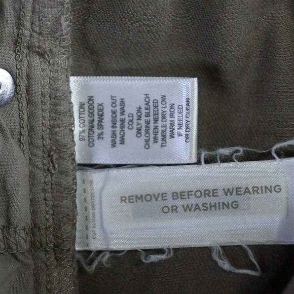 LOFT 30 / 10 Skinny Crop Brown Stretch Denim Jeans - Picture 4 of 7